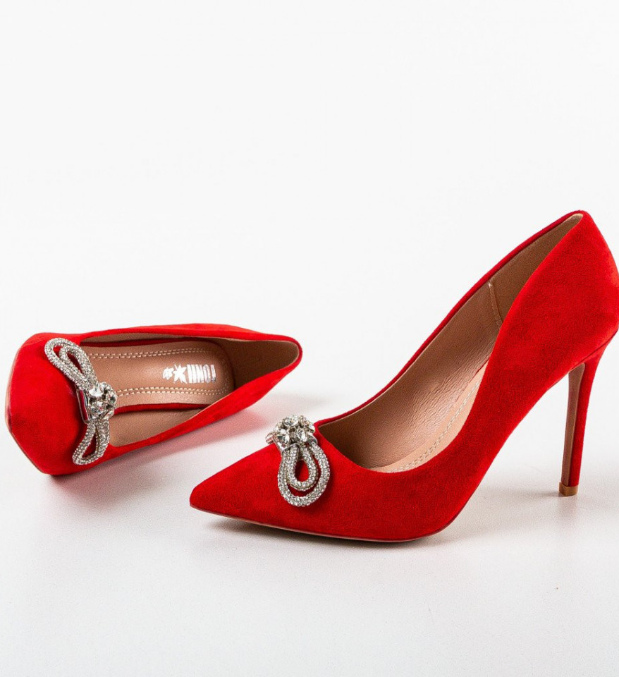 Обувки Crule Червени