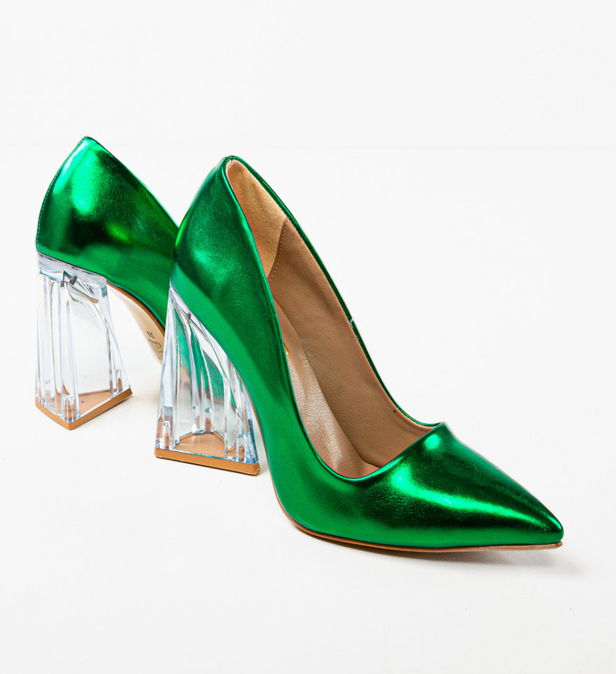 Обувки Samplia Зелени