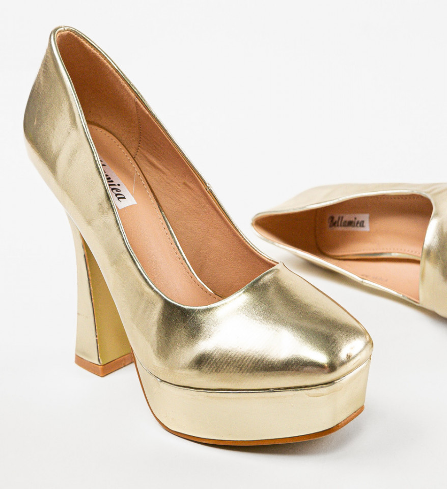 Обувки Tiyam Златни