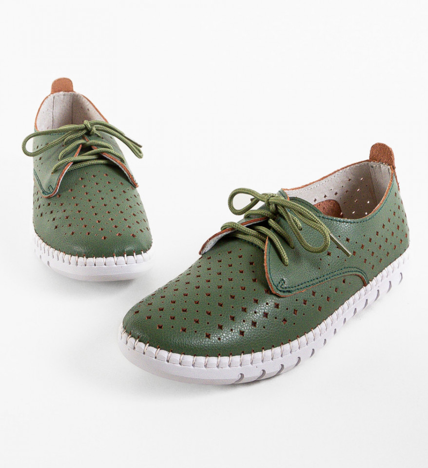 Ежедневни обувки Hilio Зелени
