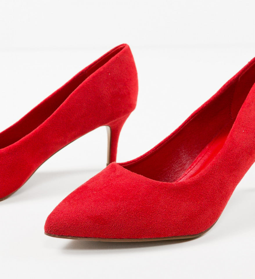 Обувки Dividing Червени