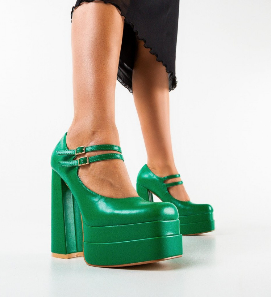 Обувки Maysa Зелени