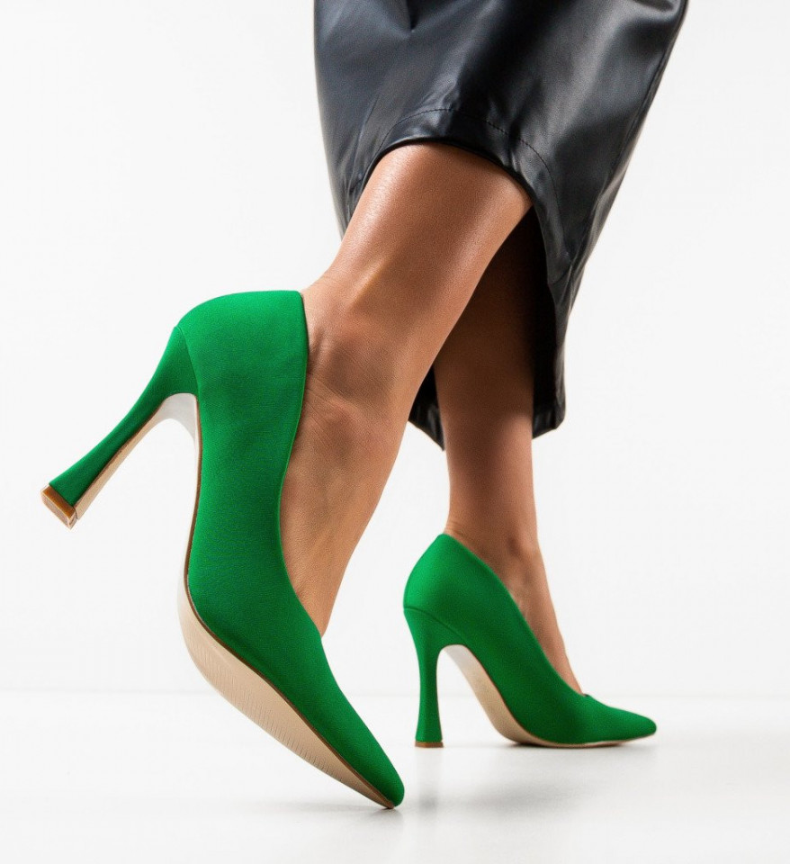 Обувки Olyga Зелени