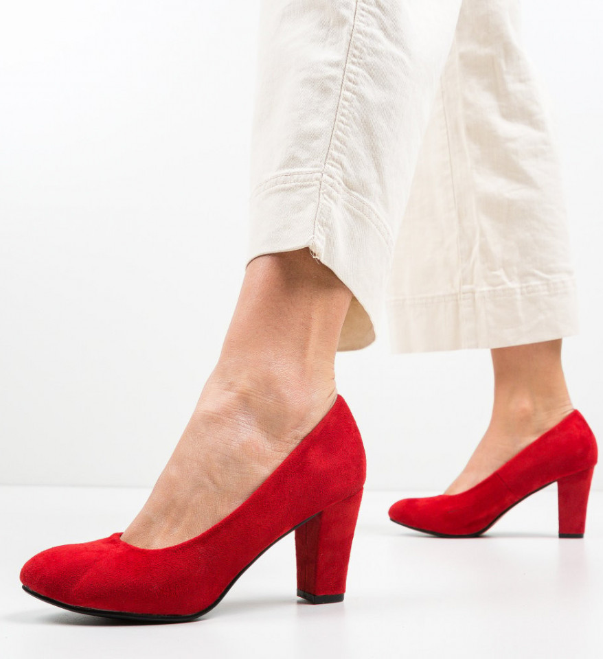 Обувки Esoum Червени