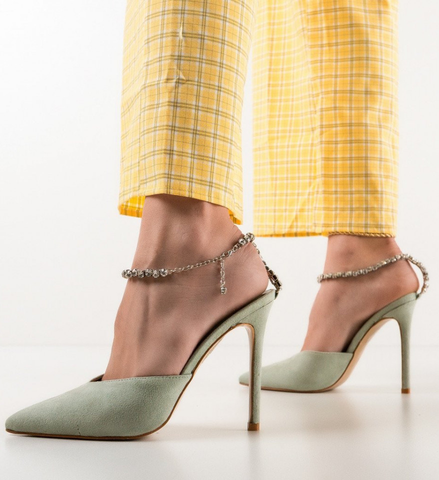 Обувки Jole Зелени