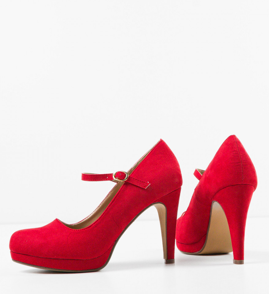 Обувки Ajano Червени