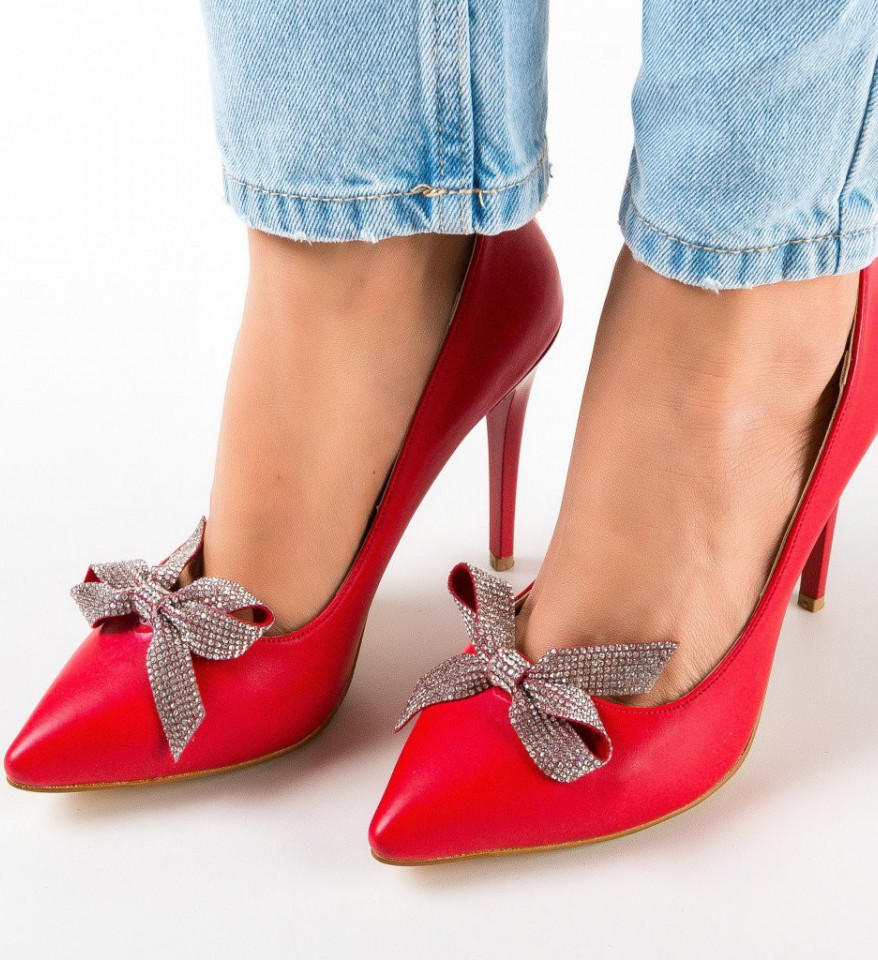 Обувки Fanse Червени