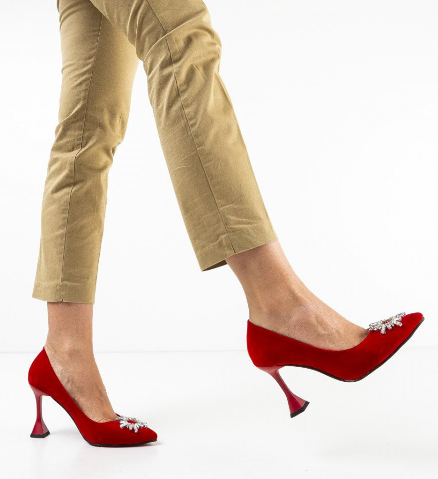Обувки Fygaa Червени