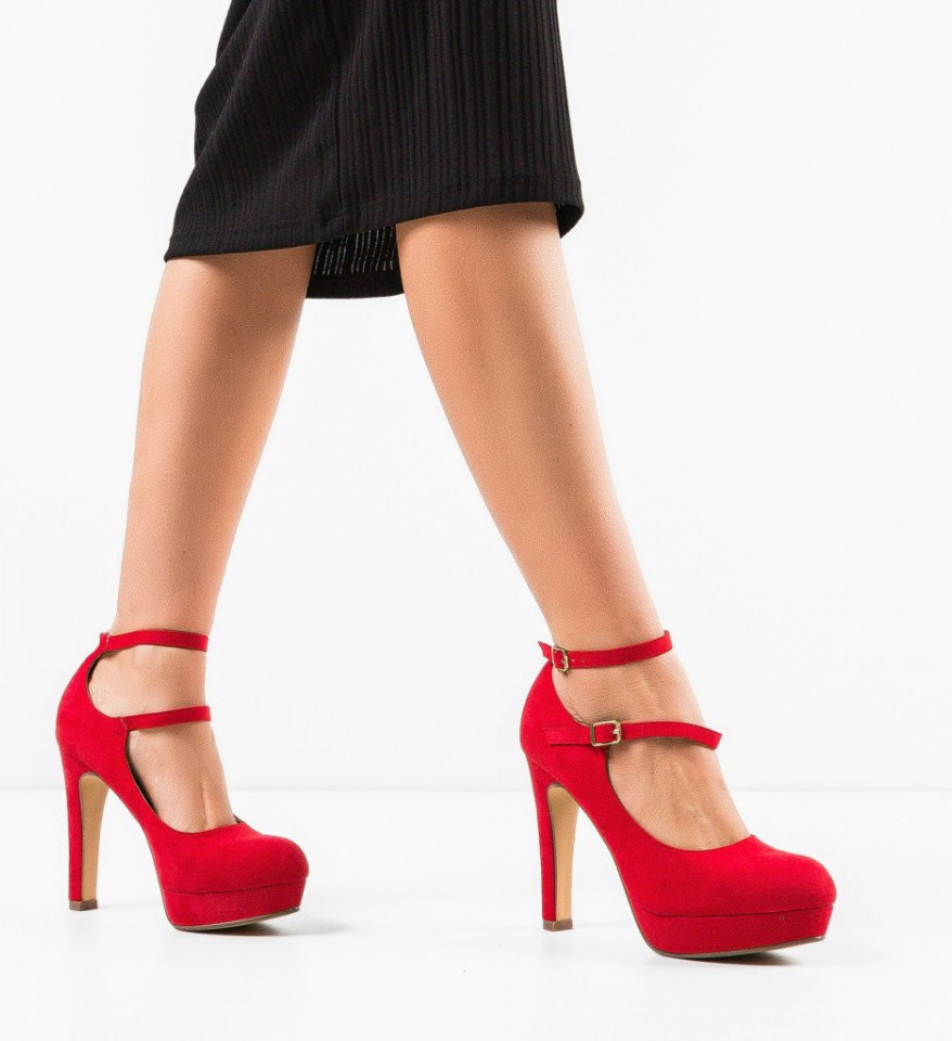 Обувки Keelan Червени