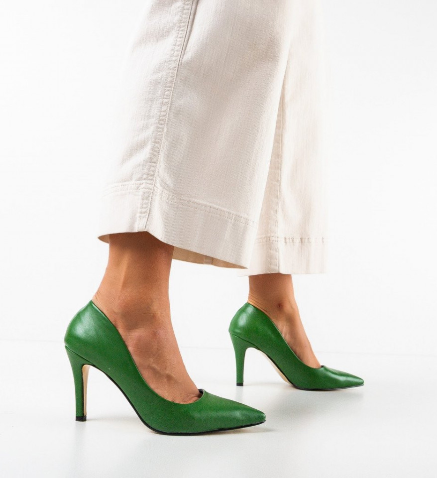 Обувки Olna Зелени