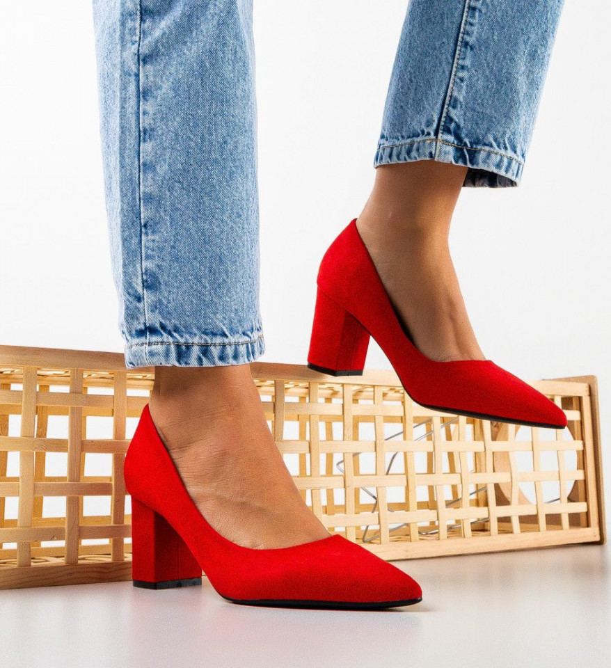 Обувки Simran Червени