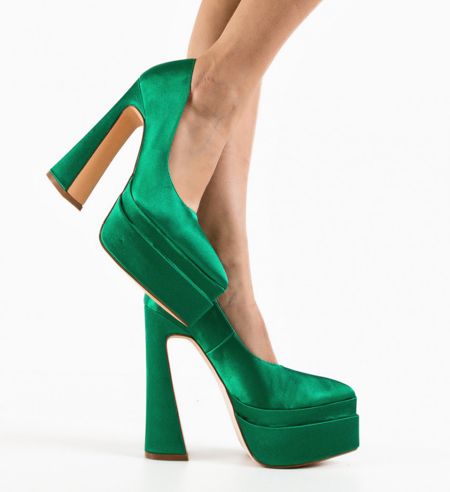 Обувки Abimbola Зелени