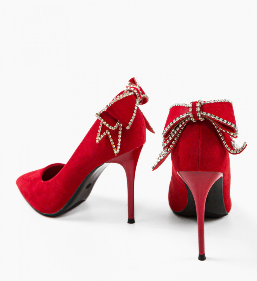 Обувки Aleta Червени