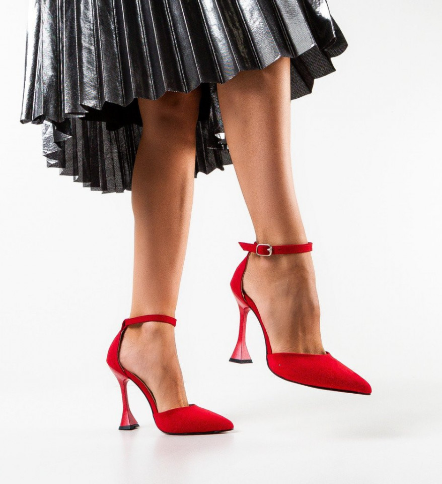Обувки Ferez Червени