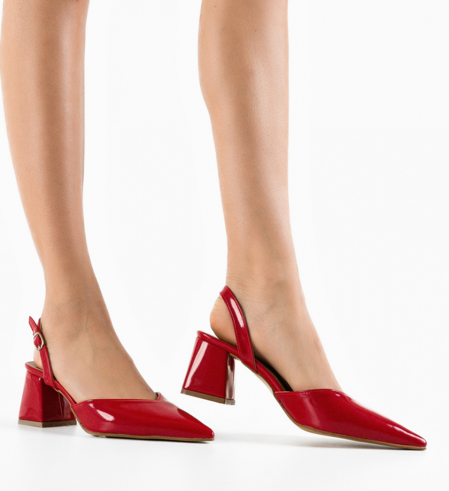 Обувки Hagra Червени
