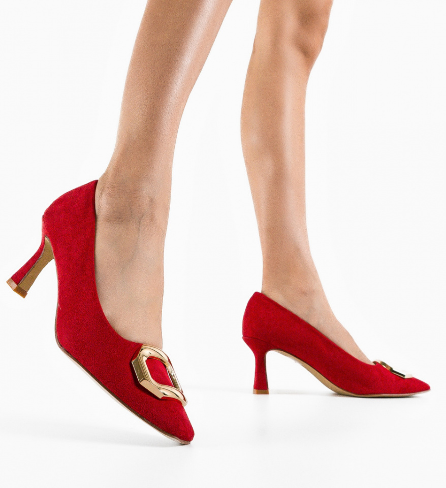 Обувки Lesedi Червени