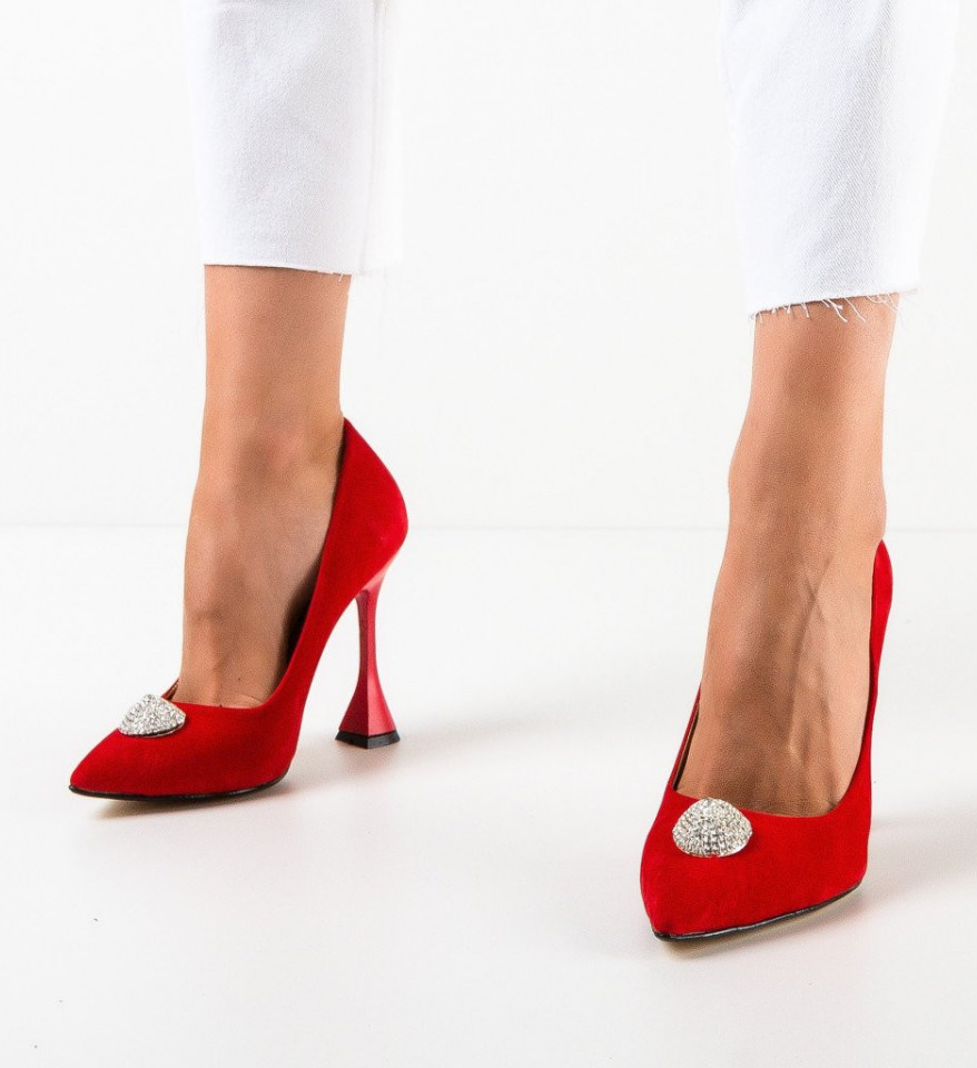 Обувки Valkia Червени