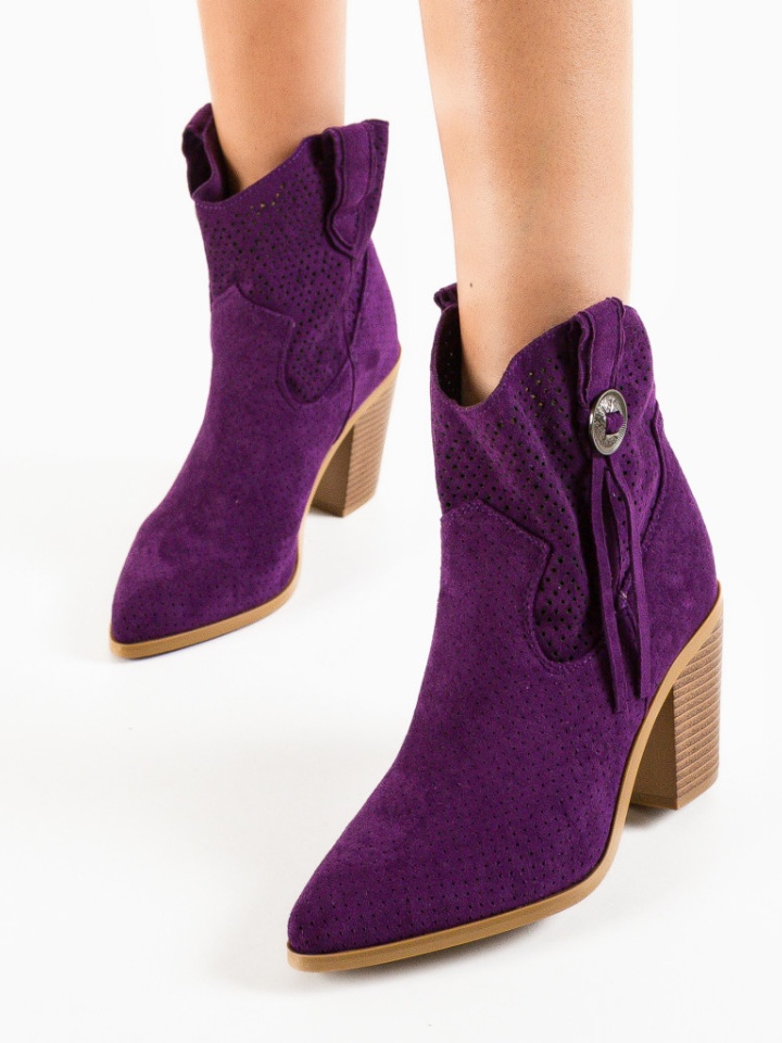 Ботини Atterbe Лилав - Img 3