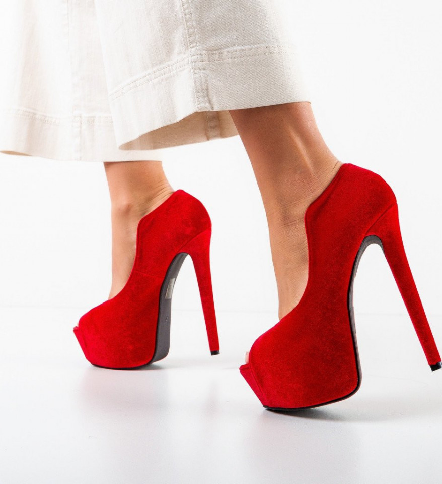 Обувки Ammaar Червени