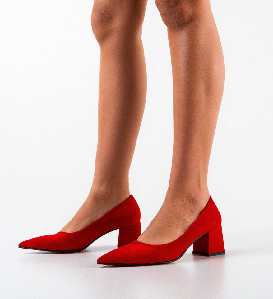 Обувки Ferele Червени
