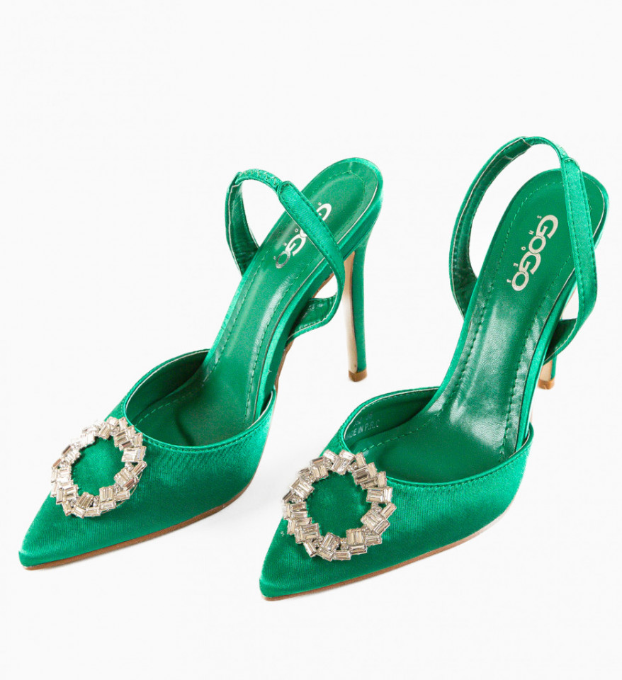 Обувки Heilwig Зелени