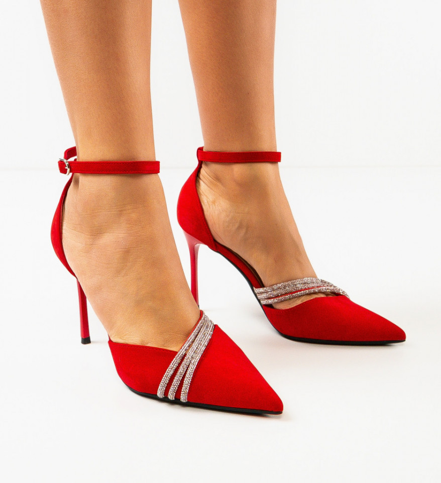Обувки Jagger Червени