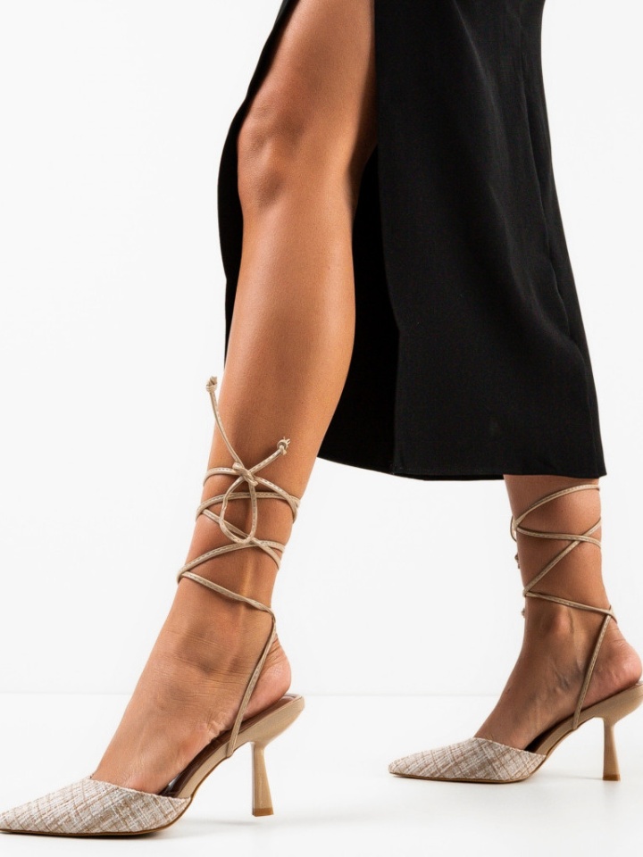 Обувки Steele Бежов - Img 9