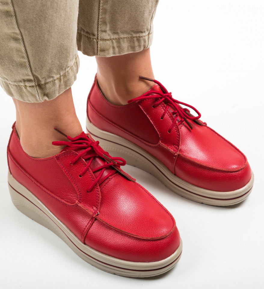 Ежедневни обувки Atanom Червени