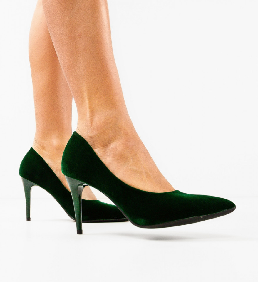 Обувки Benito Зелени