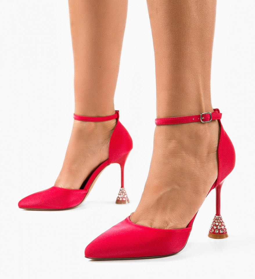 Обувки Deanna Червени