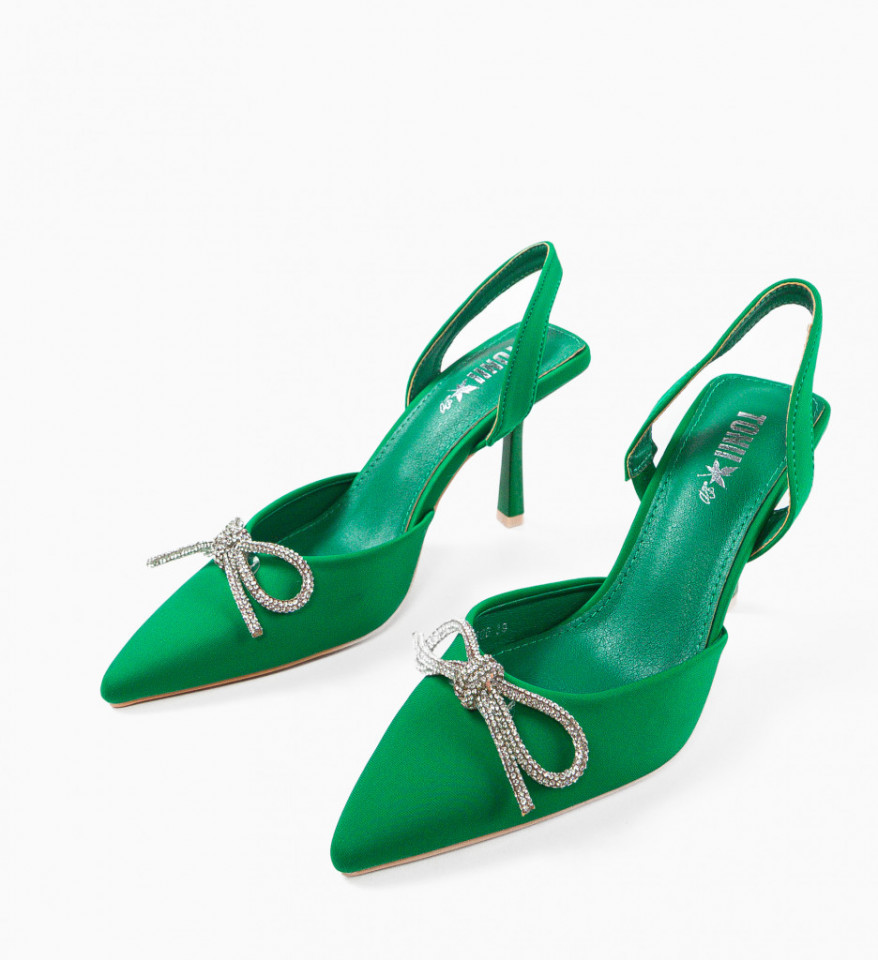 Обувки Julay Зелени