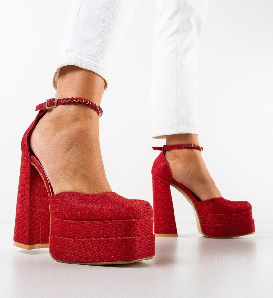Обувки Kierran Червени