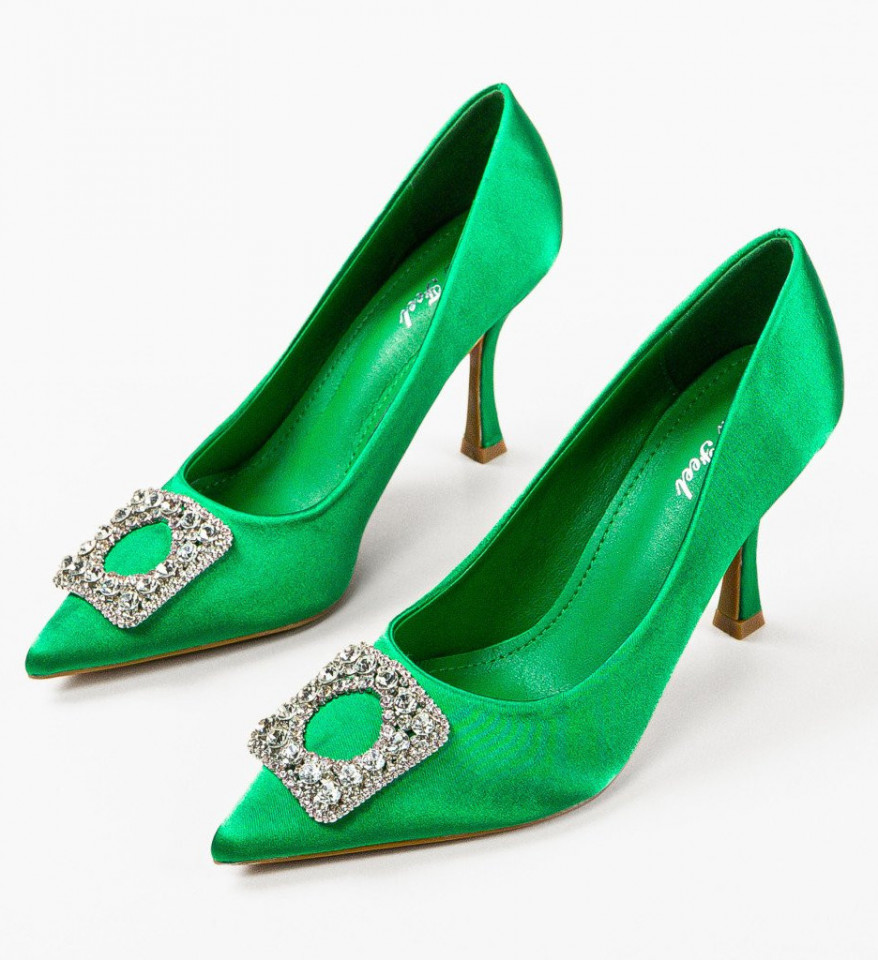 Обувки Noor Зелени