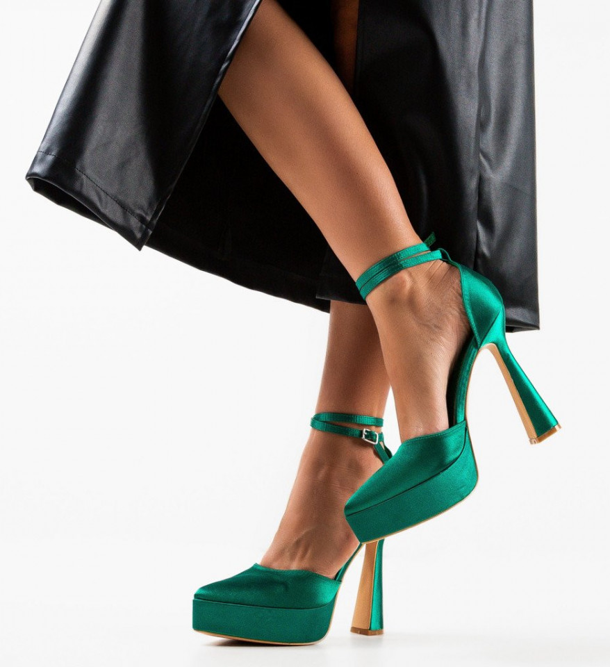 Обувки Phoebe Зелени
