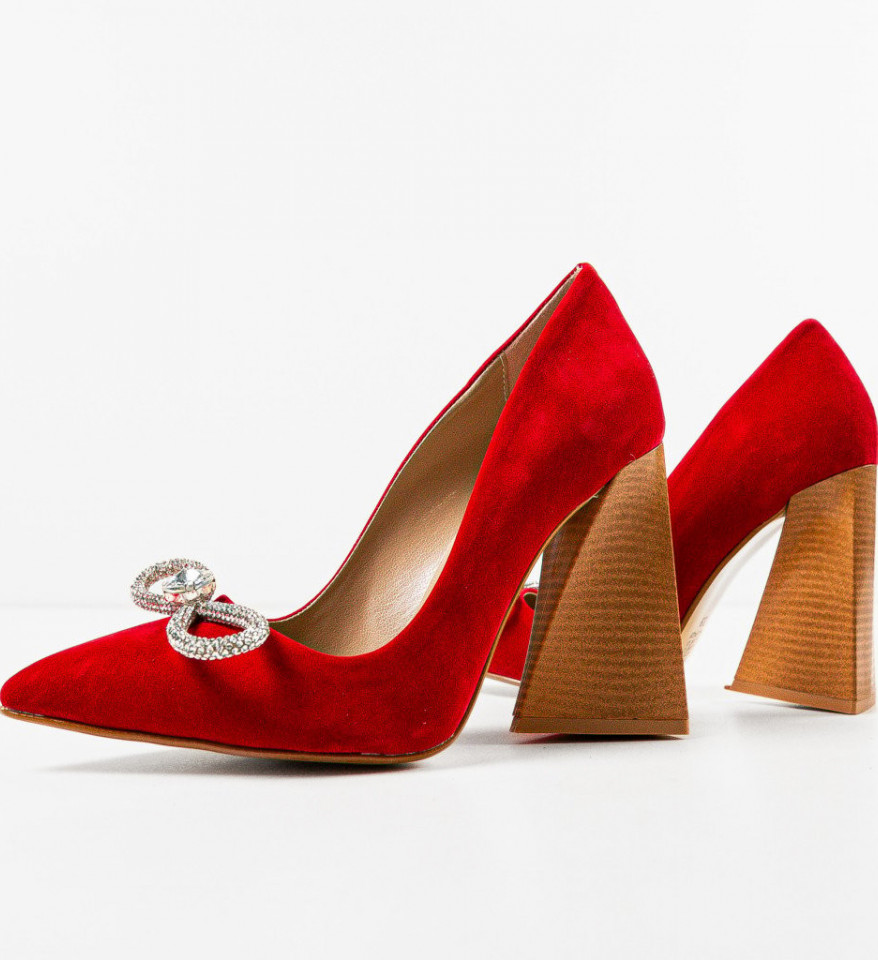 Обувки Poplanaj Червени