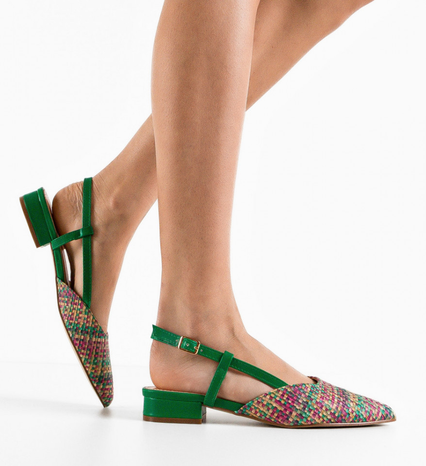 Ежедневни обувки Nireh Зелени