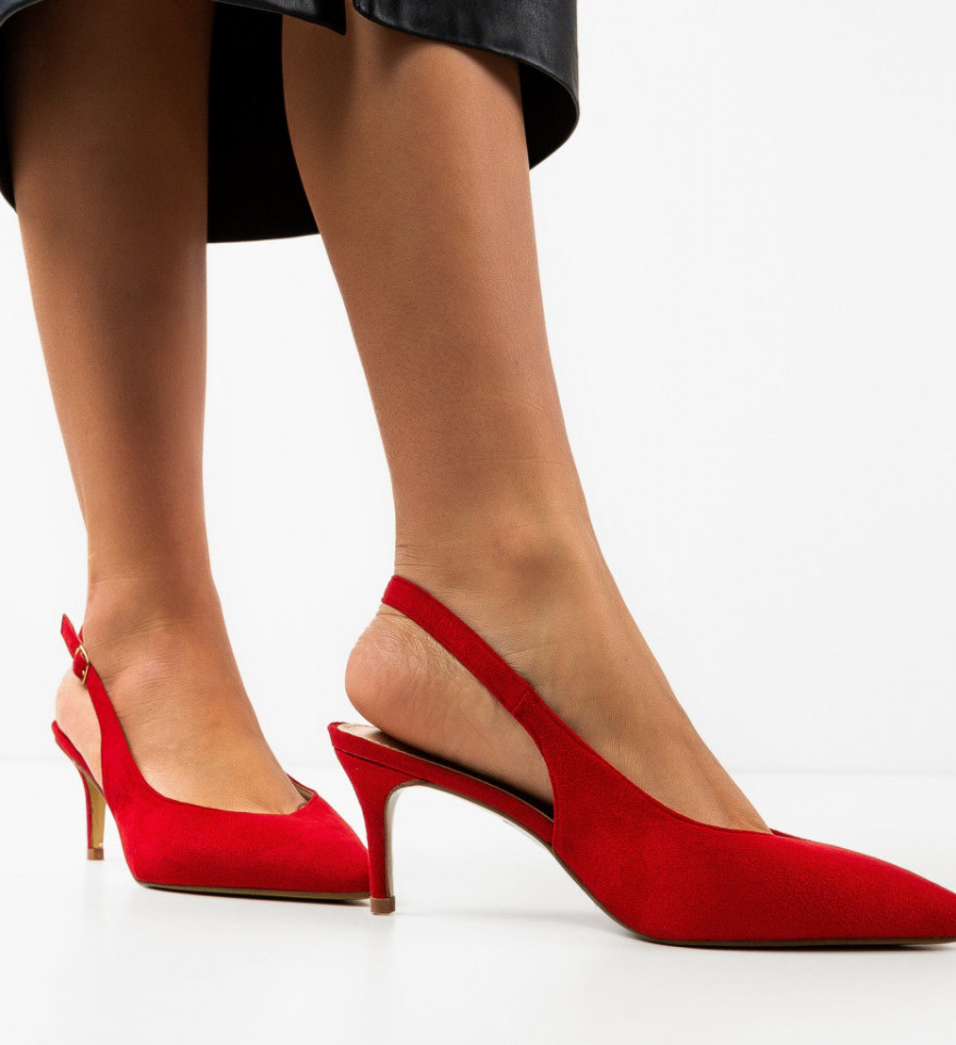 Обувки Amdoryt Червени