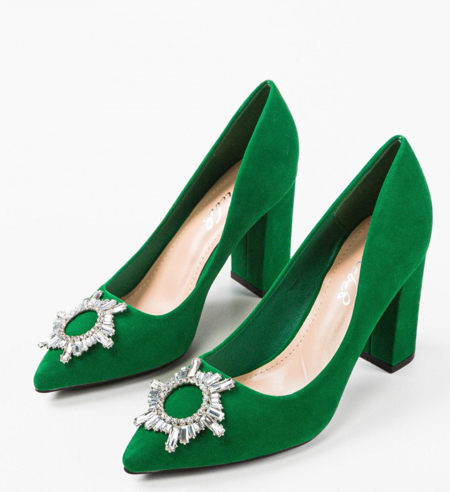 Обувки Hebebe Зелени
