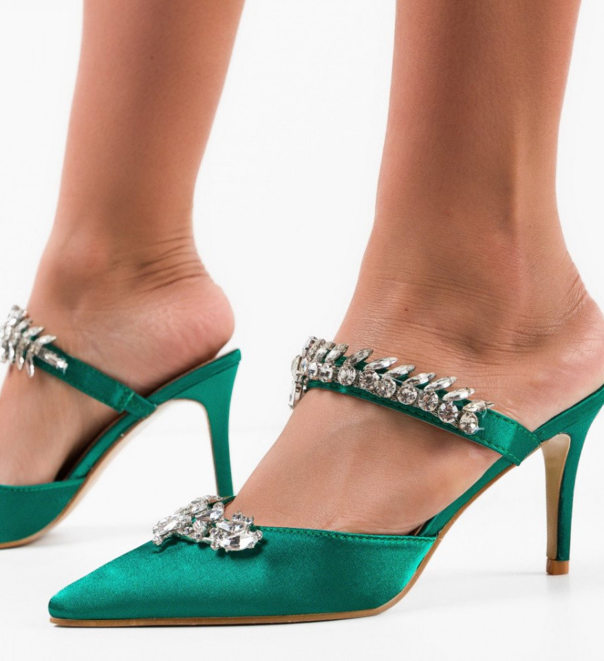 Обувки Joanne Зелени