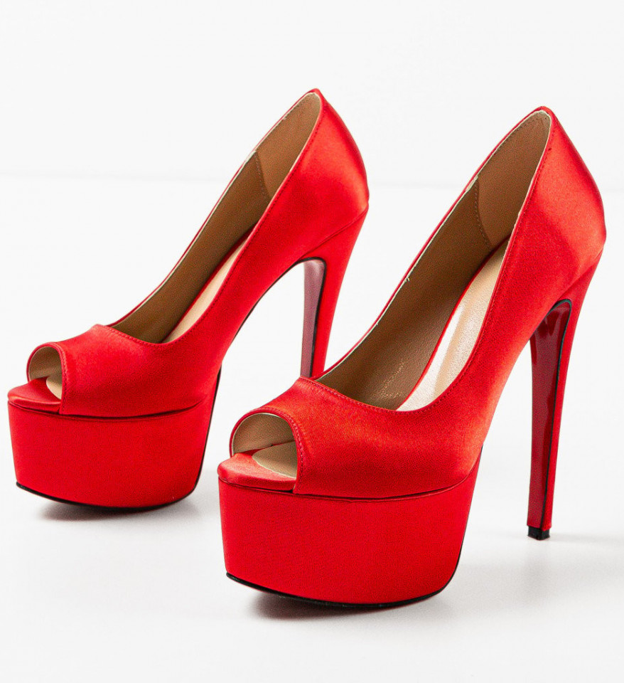 Обувки Nicmalo Червени