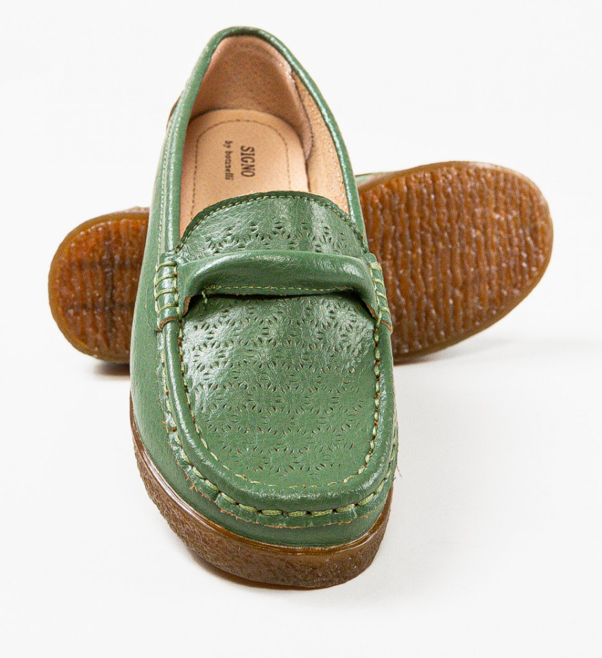 Ежедневни обувки Pedikan Зелени