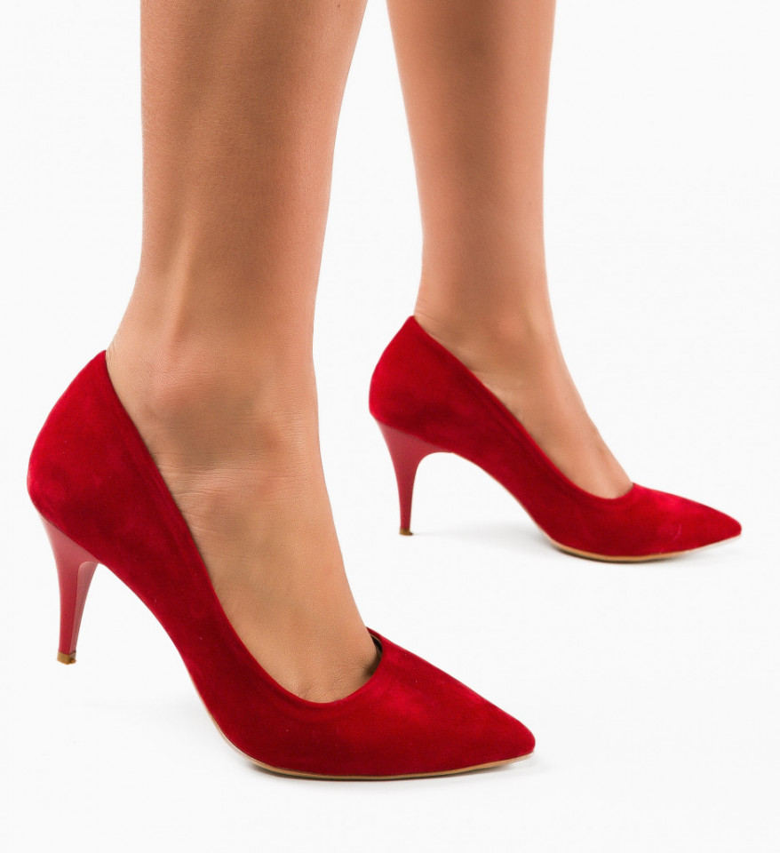 Обувки Jensy Червени