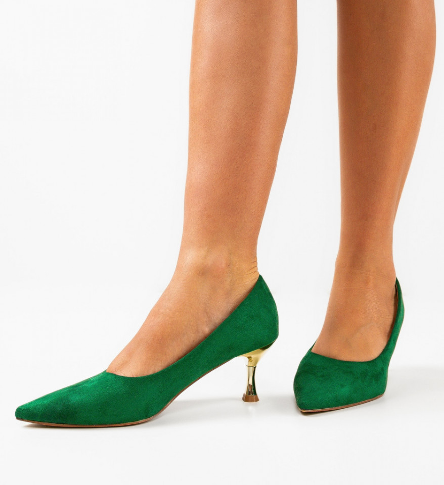 Обувки Trois Зелени