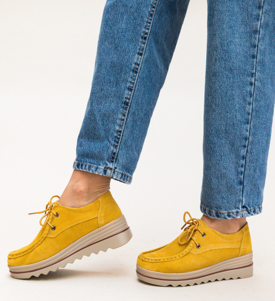 Ежедневни Обувки Almond Жълти