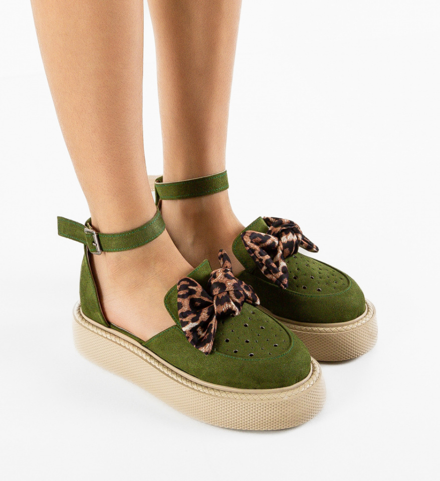 Ежедневни обувки Rogar Зелени