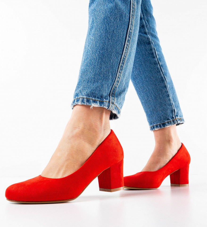 Обувки Camba Червени