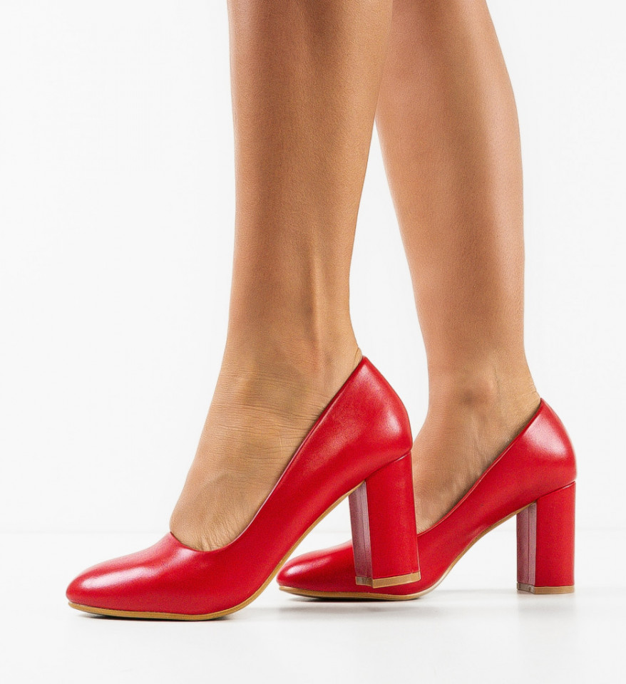 Обувки Lorna Червени