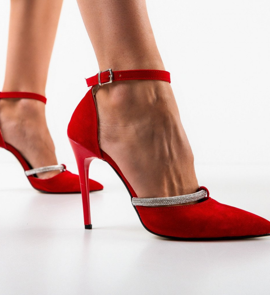 Обувки Naban Червени