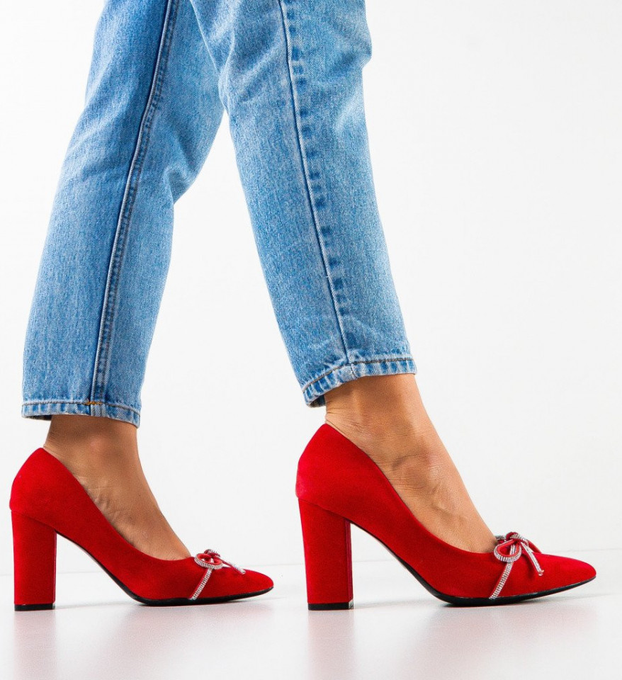 Обувки Nieve Червени