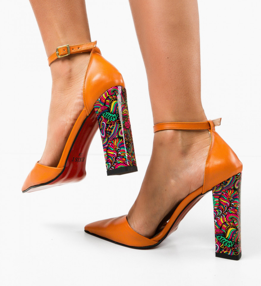 Обувки Salona Оранжеви